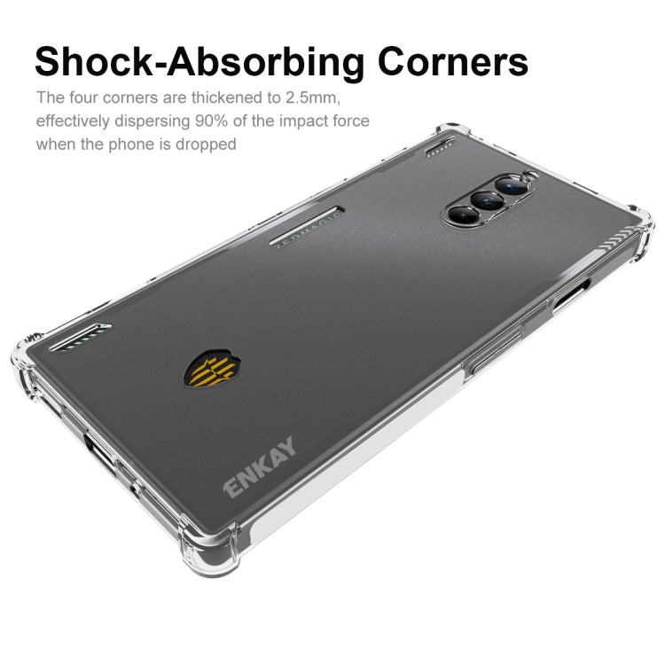 For ZTE Nubia Red Magic 8 Pro ENKAY Hat-Prince Clear TPU Shockproof Phone Case - ZTE Cases by ENKAY | Online Shopping UK | buy2fix