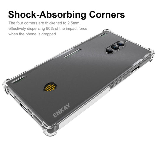 For ZTE Nubia Red Magic 8 Pro ENKAY Hat-Prince Clear TPU Shockproof Phone Case - ZTE Cases by ENKAY | Online Shopping UK | buy2fix