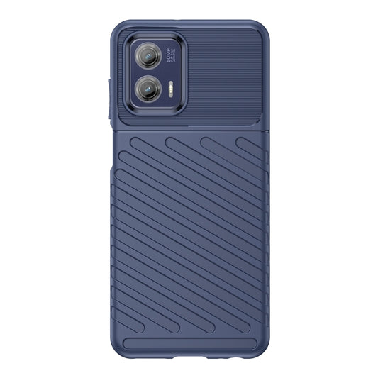 For Motorola Moto G73 Thunderbolt Shockproof TPU Protective Soft Phone Case(Blue) - Motorola Cases by buy2fix | Online Shopping UK | buy2fix