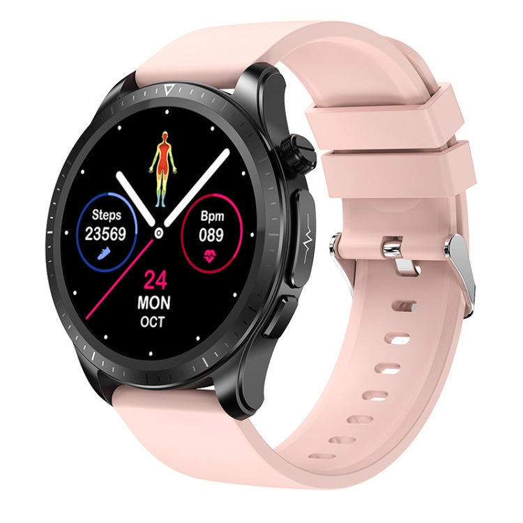 E420 1.39 inch Color Screen Smart Watch,Silicone Strap,Support Heart Rate Monitoring / Blood Pressure Monitoring(Pink) by buy2fix