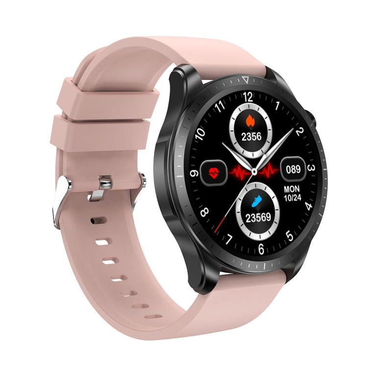 E420 1.39 inch Color Screen Smart Watch,Silicone Strap,Support Heart Rate Monitoring / Blood Pressure Monitoring(Pink) by buy2fix
