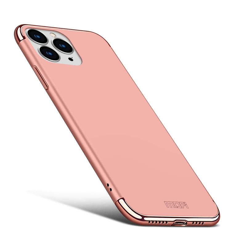 For iPhone 14 Pro Max MOFI Yatun Series 3 in 1 Stitching PC Phone Case(Rose gold) - iPhone 14 Pro Max Cases by MOFI | Online Shopping UK | buy2fix