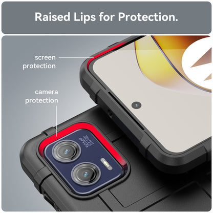 For Motorola Moto G73 Full Coverage Shockproof TPU Case(Black) by buy2fix