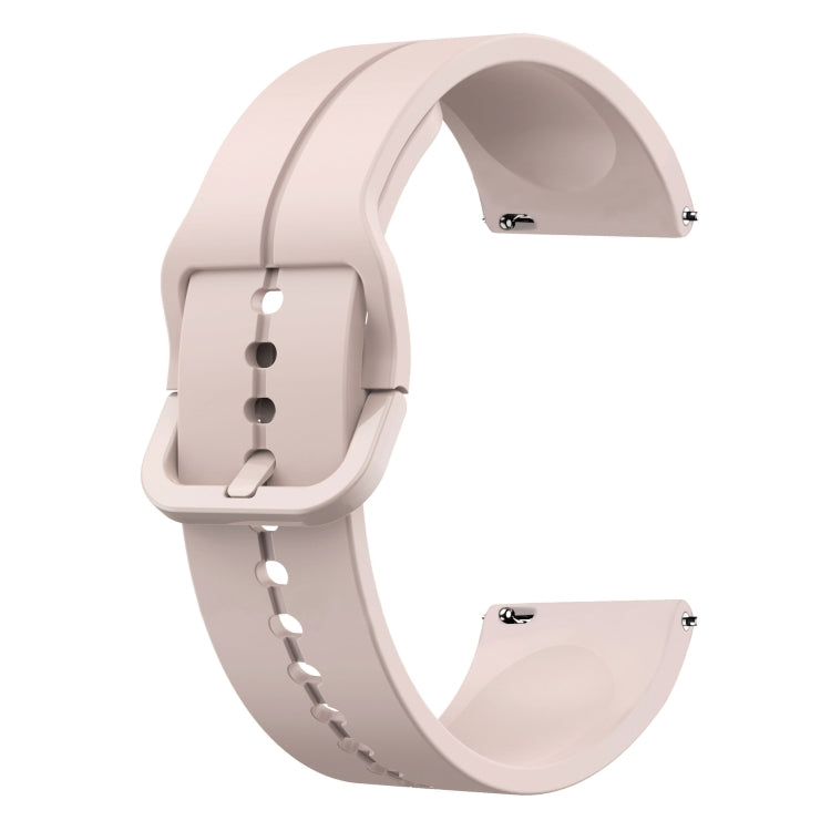 For Garmin Vivomove Sport 20mm Loop Silicone Watch Band(Pink) - Watch Bands by buy2fix | Online Shopping UK | buy2fix