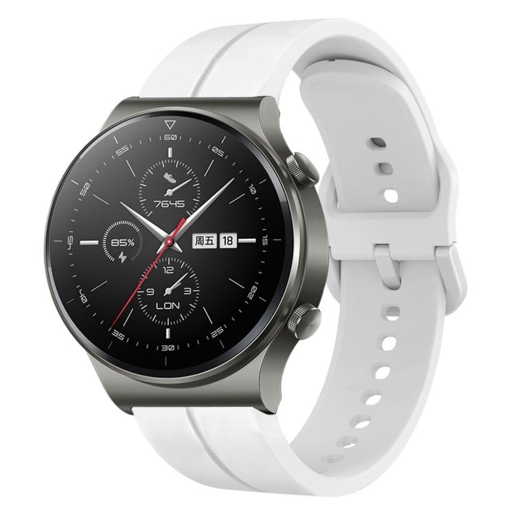 For Huawei GT2 Pro 22mm Loop Silicone Watch Band(White) by buy2fix