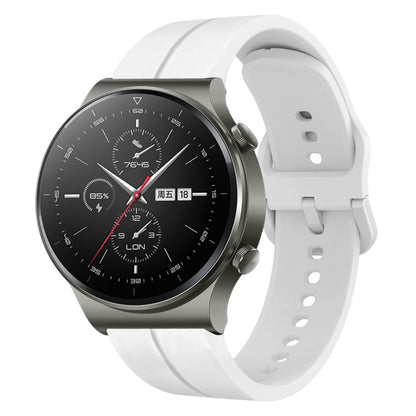 For Huawei GT2 Pro 22mm Loop Silicone Watch Band(White) by buy2fix