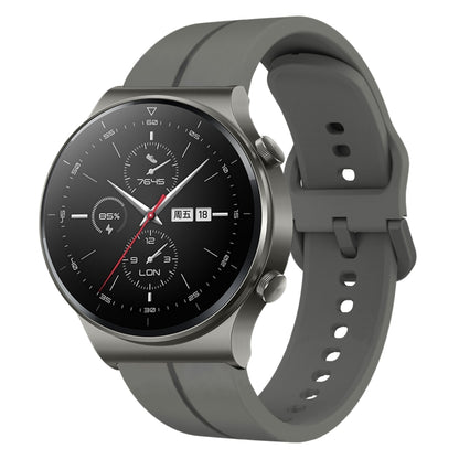 For Huawei GT2 Pro 22mm Loop Silicone Watch Band(Dark Grey) by buy2fix