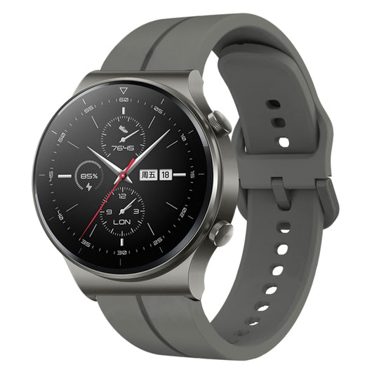 For Huawei GT2 Pro 22mm Loop Silicone Watch Band(Dark Grey) by buy2fix
