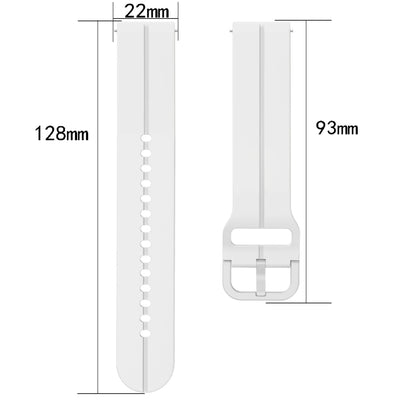 For Xiaomi Haylou RT2 LS10 22mm Loop Silicone Watch Band(Amber Yellow) - Watch Bands by buy2fix | Online Shopping UK | buy2fix