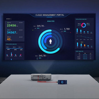 2m 8 Pin to HDMI Adapter Cable Video Sync Screen Converter for iPad iPhone by buy2fix