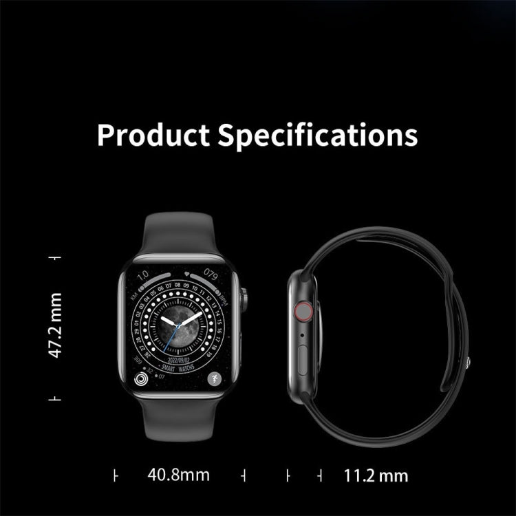 U8 Pro 2.09 inch Color Screen Smart Watch,Support Heart Rate Monitoring / Blood Pressure Monitoring(Silver) by buy2fix