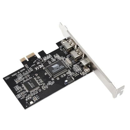 PCI-E 3 Ports 1394a 1394b Firewire Expansion Card 2 x 6 Pin + 1 x 4 Pin for Desktop PC - Add-on Cards by buy2fix | Online Shopping UK | buy2fix