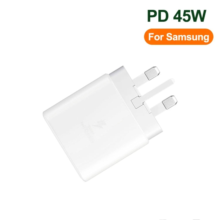 M135 45W USB-C / Type-C Port Fast Charger, UK Plug(White) by buy2fix