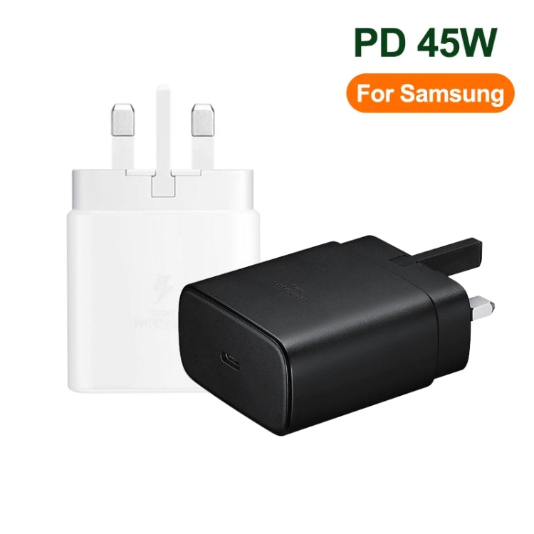 M135 45W USB-C / Type-C Port Fast Charger, UK Plug(White) by buy2fix