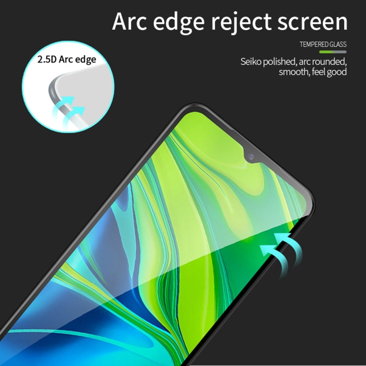 For Xiaomi Poco C55 MOFI 9H 2.5D Full Screen Tempered Glass Film(Black) -  by MOFI | Online Shopping UK | buy2fix