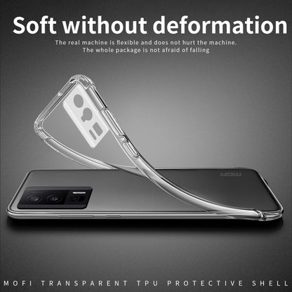 For Xiaomi Redmi K60 / K60 Pro MOFI Ming Series Ultra-thin TPU Phone Case(Transparent) by MOFI