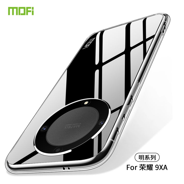 For Honor X9A MOFI Ming Series Ultra-thin TPU Phone Case(Transparent) - Honor Cases by MOFI | Online Shopping UK | buy2fix