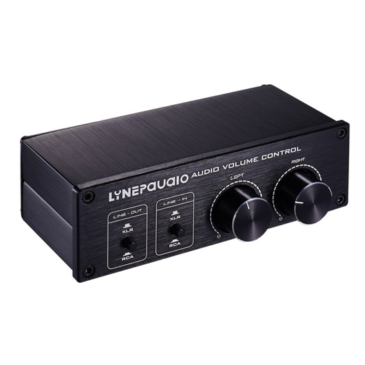 2 In and 2 Out Switcher Volume Controller, RCA signal switches to XLR balanced signal and no need for power supply. It provides RCA and XLR interfaces, independent L/R channel volume adjustment, which is suitable for devices with volume adjustment need -  by buy2fix | Online Shopping UK | buy2fix