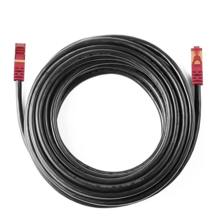 Gold Plated Head CAT7 High Speed 10Gbps Ethernet RJ45 Network LAN Cable (10m) by buy2fix