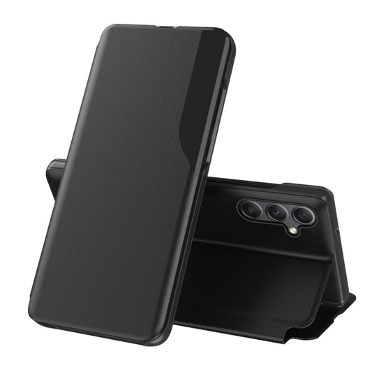 For Samsung Galaxy A34 5G Attraction Flip Holder Leather Phone Case(Black) by buy2fix