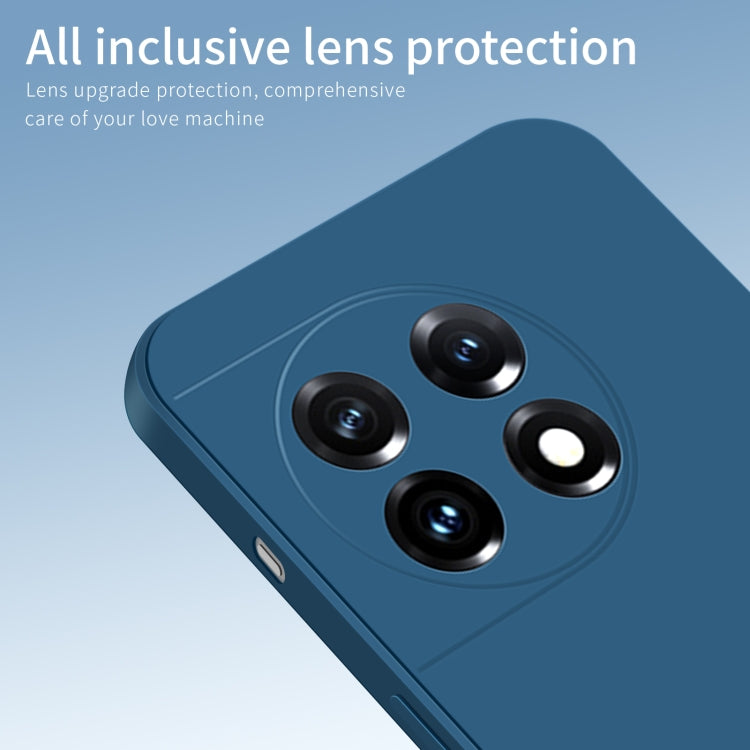 For OnePlus 11 PINWUYO Sense Series Liquid Silicone TPU Phone Case(Black) - OnePlus Cases by PINWUYO | Online Shopping UK | buy2fix