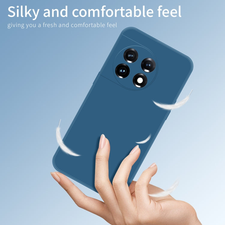 For OnePlus 11 PINWUYO Sense Series Liquid Silicone TPU Phone Case(Black) - OnePlus Cases by PINWUYO | Online Shopping UK | buy2fix