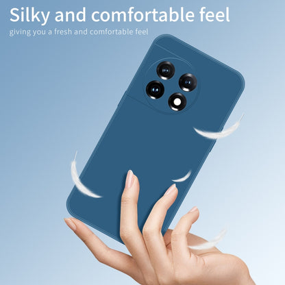 For OnePlus 11 PINWUYO Sense Series Liquid Silicone TPU Phone Case(Black) - OnePlus Cases by PINWUYO | Online Shopping UK | buy2fix