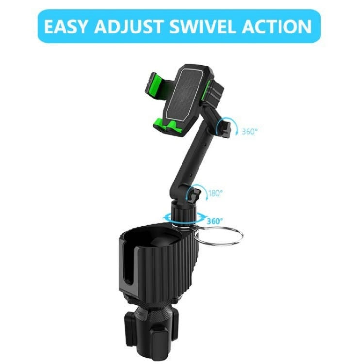 A02 Multifunctional Dual Cup Holder Expander 3 in 1 Adjustable Car Holder Phone Holder by buy2fix