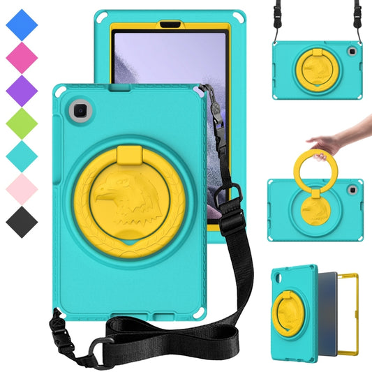 For Samsung Galaxy Tab A7 Lite T220/T225 2020 EVA Hybrid PC Shockproof Tablet Case with Frame(Glacial Green) - Tab A7 Lite T220 / T225 by buy2fix | Online Shopping UK | buy2fix