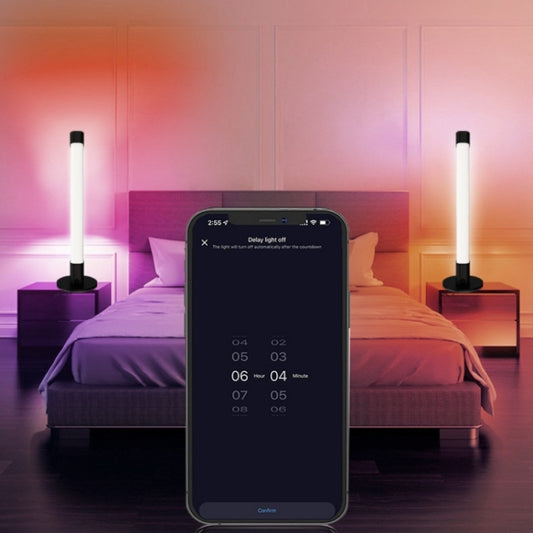 SAL006BS 2 LED Light Tube Music Synchronization WiFi Smart Night Light - Novelty Lighting by buy2fix | Online Shopping UK | buy2fix