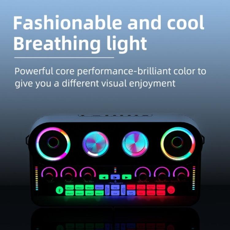 S20 Home Dual Speakers Bluetooth TF Card External Sound Card Audio - Live Sound Effects Processors by buy2fix | Online Shopping UK | buy2fix