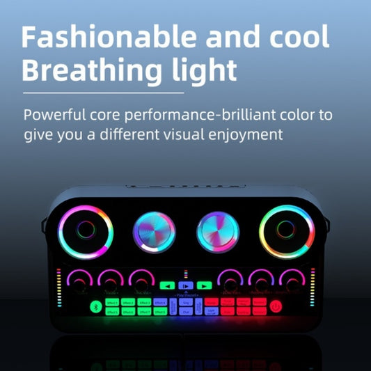 S20 Home Dual Speakers Bluetooth TF Card External Sound Card Audio - Live Sound Effects Processors by buy2fix | Online Shopping UK | buy2fix