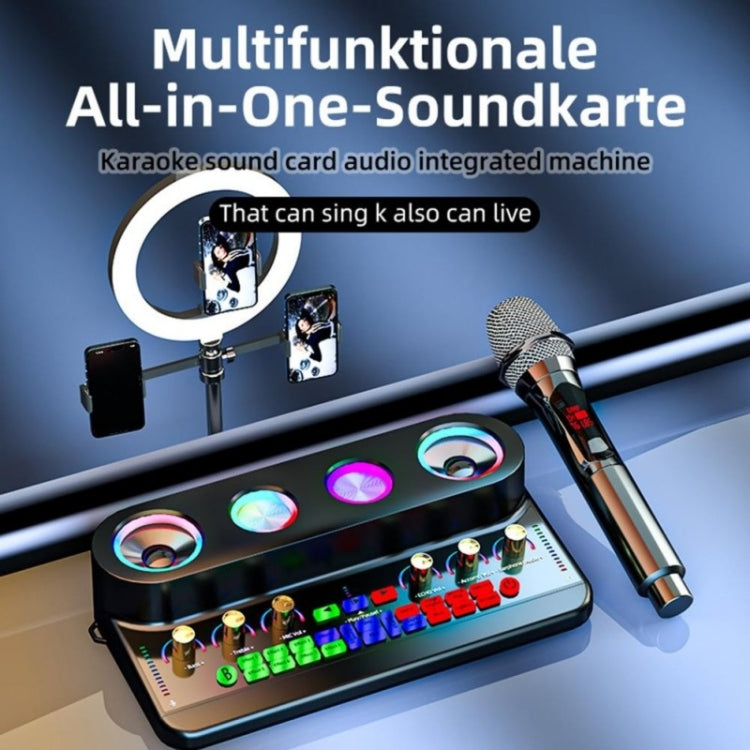 S20 Home Dual Speakers Bluetooth TF Card External Sound Card Audio - Live Sound Effects Processors by buy2fix | Online Shopping UK | buy2fix