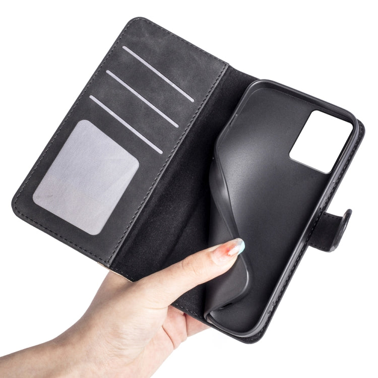 For Motorola Moto G73 Stitching Horizontal Flip Leather Phone Case(Black) - Motorola Cases by buy2fix | Online Shopping UK | buy2fix