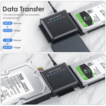 USB3.0 to SATA or IDE Hard Drive Adapter Converter With Clone Function - USB to IDE / SATA by buy2fix | Online Shopping UK | buy2fix