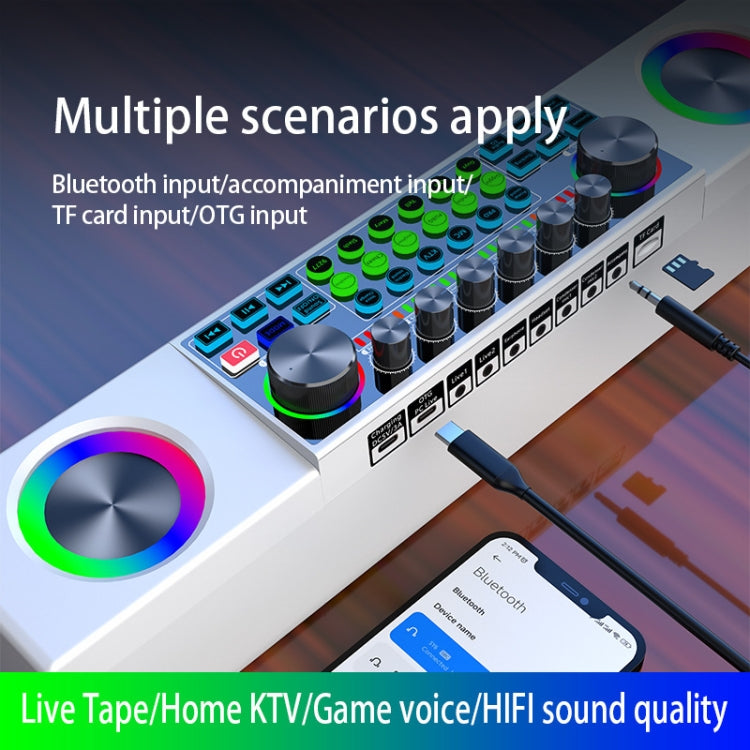 SY6 Home Live Broadcast Sound Card Multifunctional Wireless Bluetooth Speakers Portable All-in-one Machine Equipment - Live Sound Effects Processors by buy2fix | Online Shopping UK | buy2fix