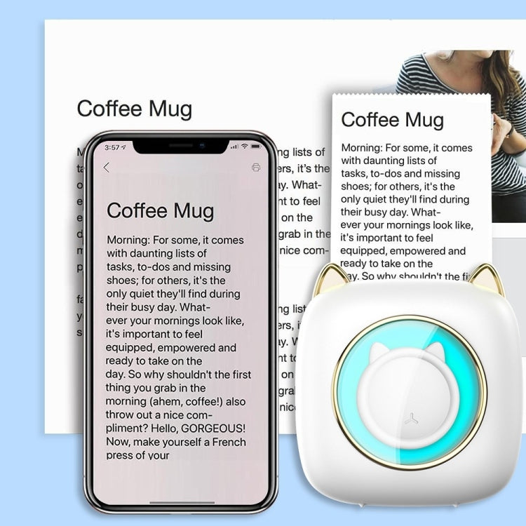 C23 Portable Mini Printer Thermal Printer by buy2fix