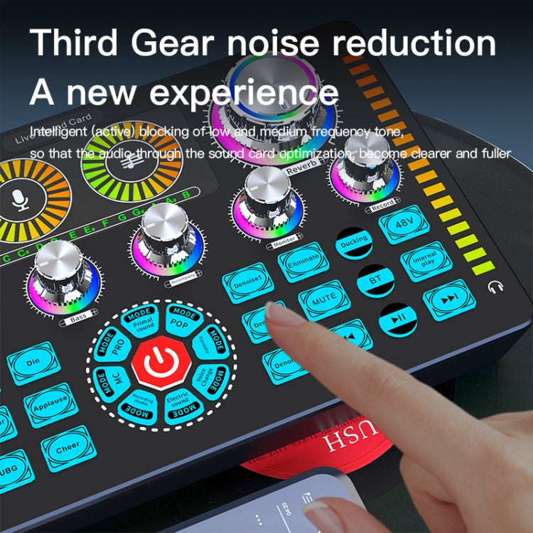 Q7 Live Streaming Sound Card Audio Mixer for Recording Live - Live Sound Effects Processors by buy2fix | Online Shopping UK | buy2fix
