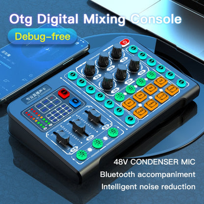 M6 Live Sound Card Multifunctional Wireless Voice Changer Broadcast Mixer - Live Sound Effects Processors by buy2fix | Online Shopping UK | buy2fix