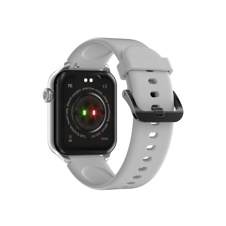 X7 1.83 inch Color Screen Smart Watch,Support Heart Rate Monitoring / Blood Pressure Monitoring(Silver) by buy2fix