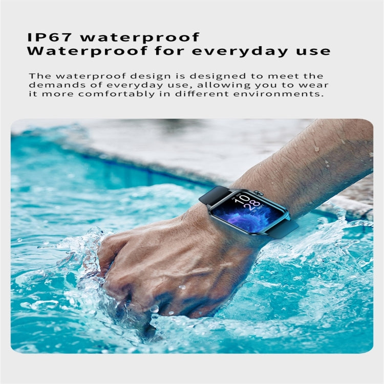 X7 1.83 inch Color Screen Smart Watch,Support Heart Rate Monitoring / Blood Pressure Monitoring(Blue) by buy2fix