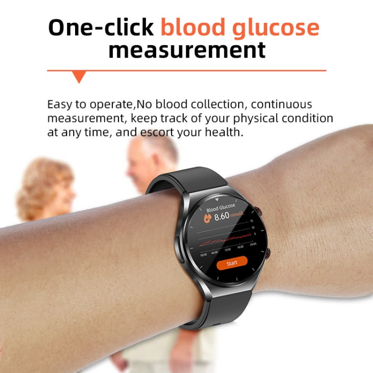 E09 1.32 inch Color Screen Smart Watch,Support Heart Rate Monitoring / Blood Pressure Monitoring(Black) by buy2fix