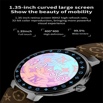 JLV68 1.35 inch Color Screen Smart Watch,Support Heart Rate Monitoring / Blood Pressure Monitoring(Silver) by buy2fix