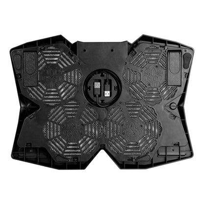 S400 Four Cooling Fans Foldable Adjustable Gaming Laptop Desktop Holder by buy2fix