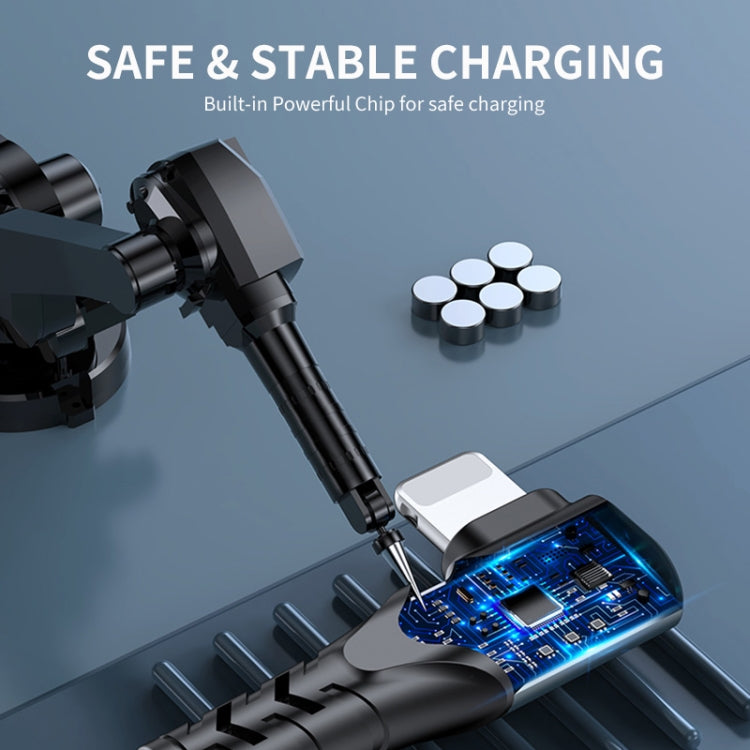 ENKAY Hat-Prince PD 20W Type-C to 8 Pin Dual Elbow Fast Charging Data Cable, Length:1m(Silver) by ENKAY