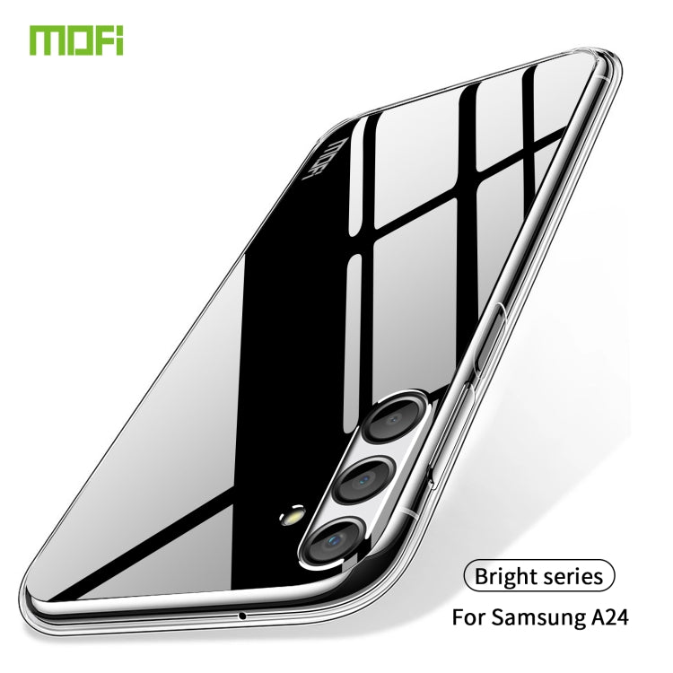 For Samsung Galaxy A24 4G MOFI Ming Series Ultra-thin TPU Phone Case(Transparent) - Galaxy Phone Cases by MOFI | Online Shopping UK | buy2fix