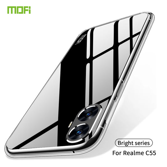 For Realme C55 MOFI Ming Series Ultra-thin TPU Phone Case(Transparent) - Realme Cases by MOFI | Online Shopping UK | buy2fix