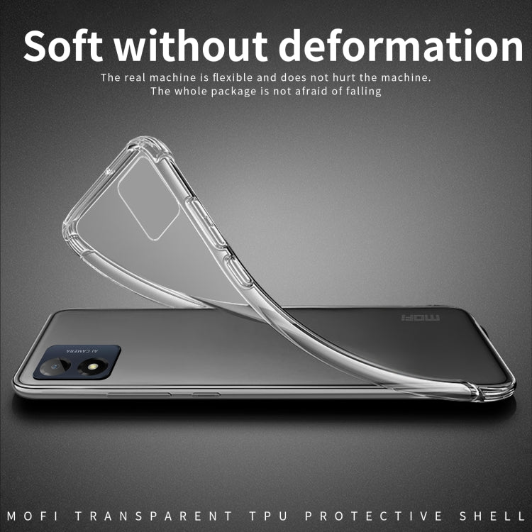 For Motorola Moto E13 MOFI Ming Series Ultra-thin TPU Phone Case(Transparent) - Motorola Cases by MOFI | Online Shopping UK | buy2fix
