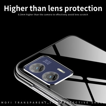 For Motorola Moto G73 MOFI Ming Series Ultra-thin TPU Phone Case(Transparent) - Motorola Cases by MOFI | Online Shopping UK | buy2fix