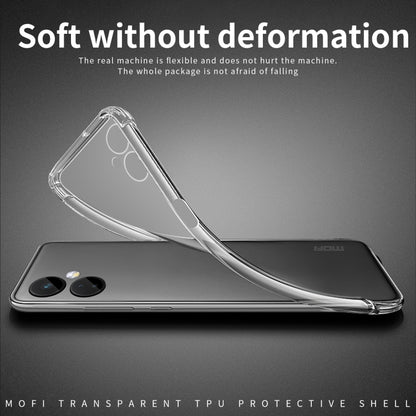 For OnePlus Nord CE 3 MOFI Ming Series Ultra-thin TPU Phone Case(Transparent) - OnePlus Cases by MOFI | Online Shopping UK | buy2fix